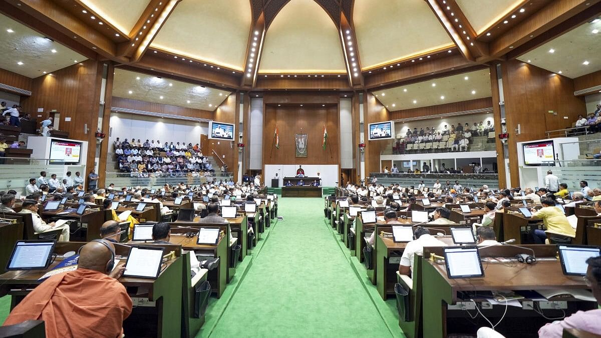 AAP, Congress MLAs evicted from Gujarat Assembly after ruckus over withdrawal of tribal scholarship